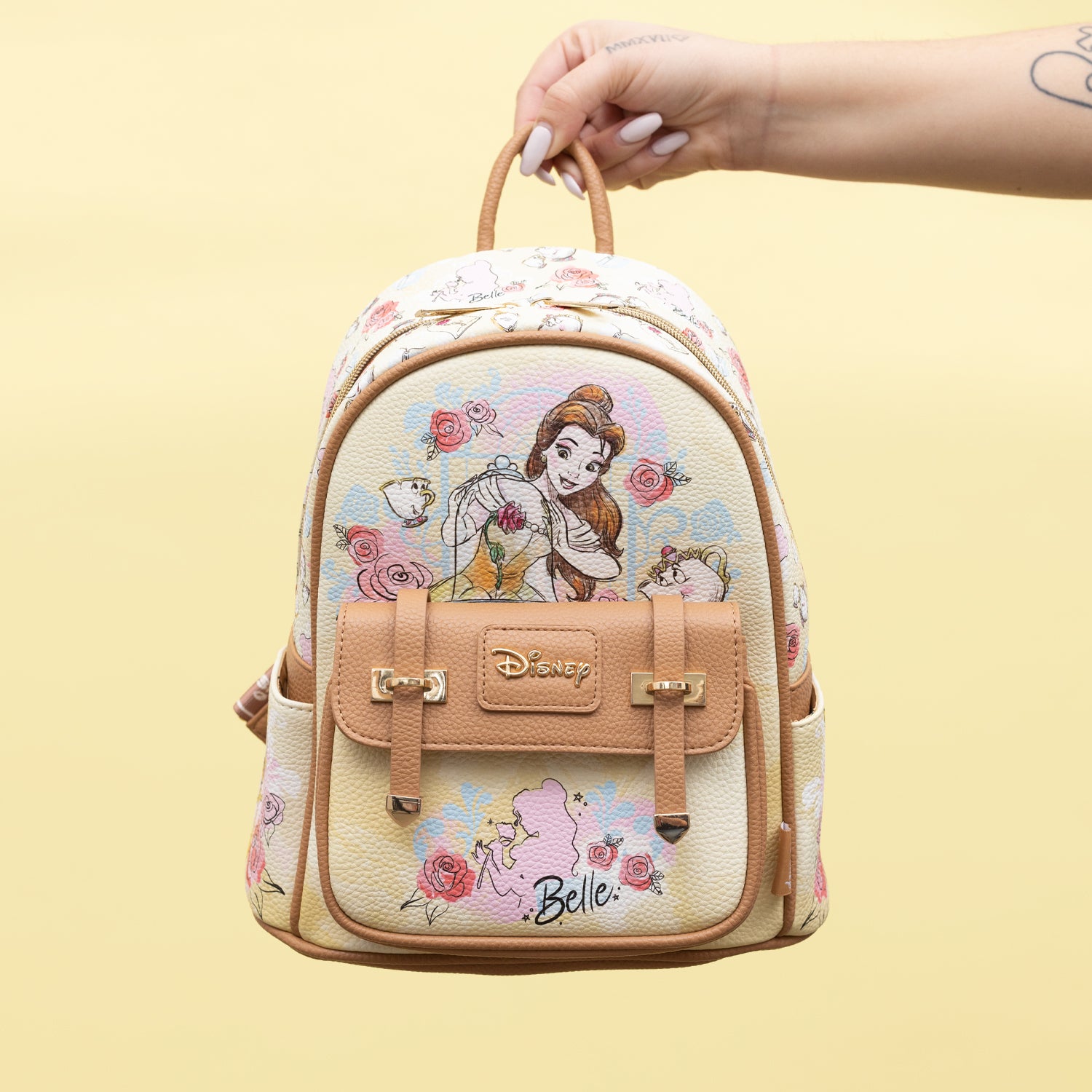 WondaPop Disney Beauty and the Beast Belle 11 Vegan Leather Fashion Mini  Backpack