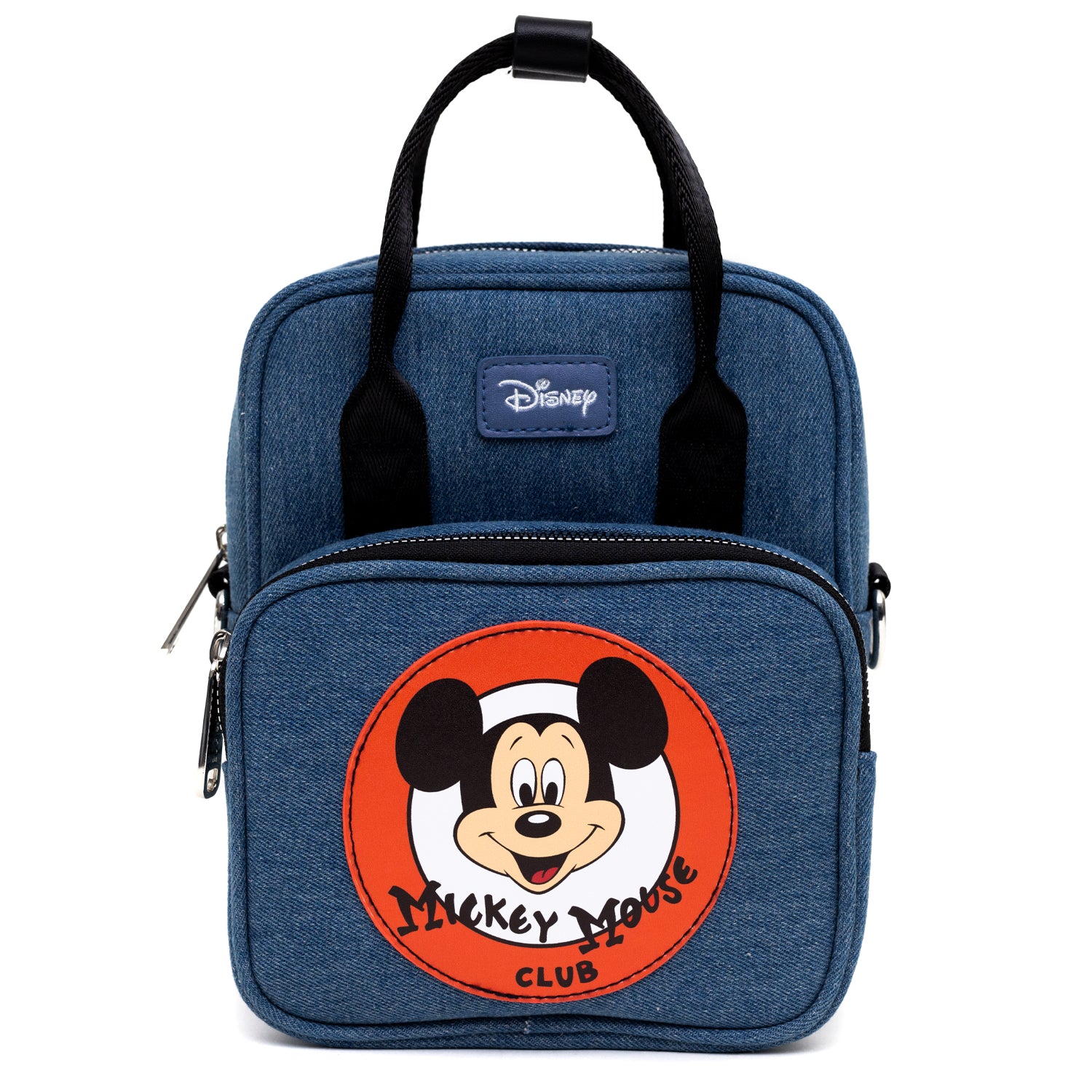 Disney Mickey Mouse Through The Years Vegan Leather Crossbody Bag
