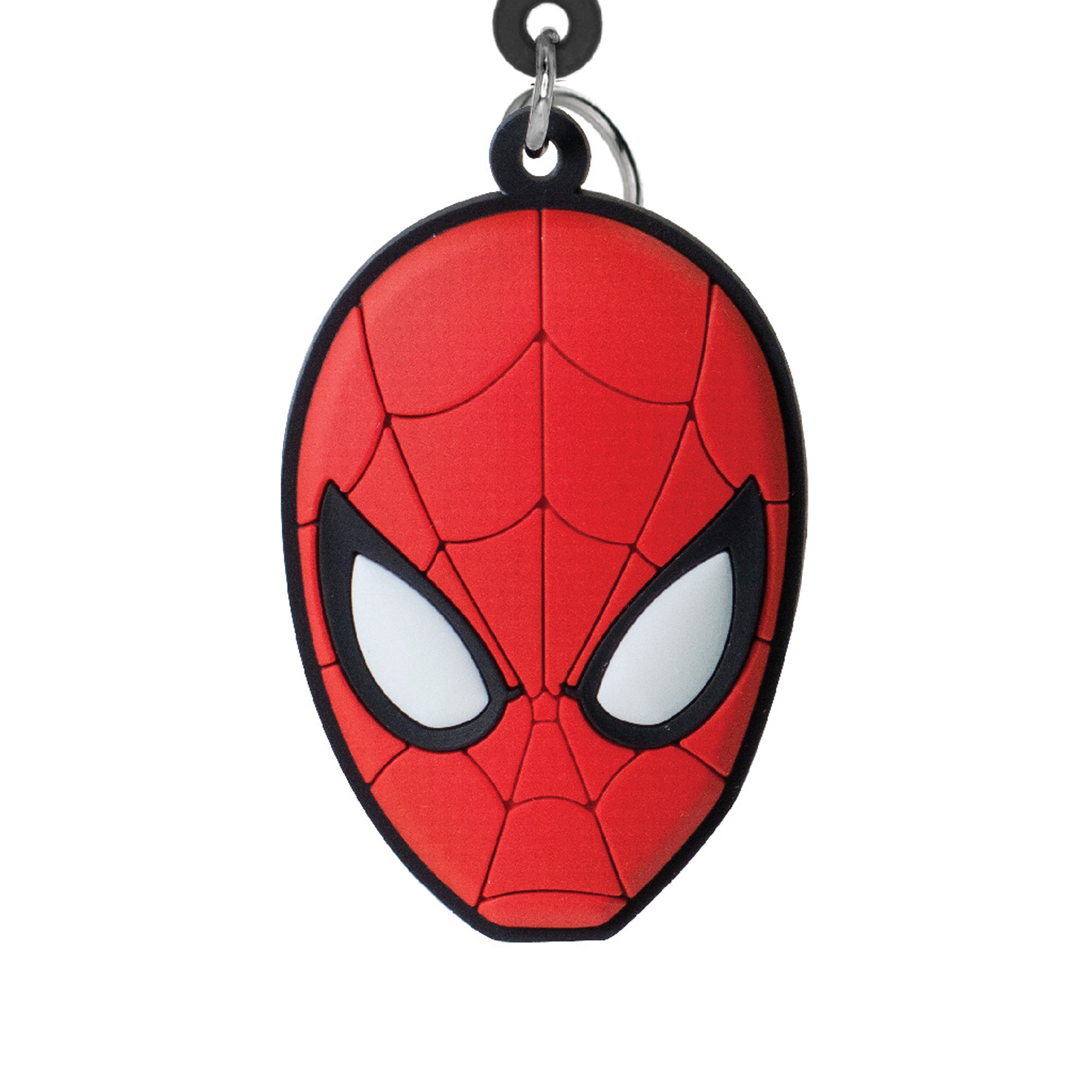 Marvel Spiderman Mask Collectible Soft Touch Bag Clip/Luggage