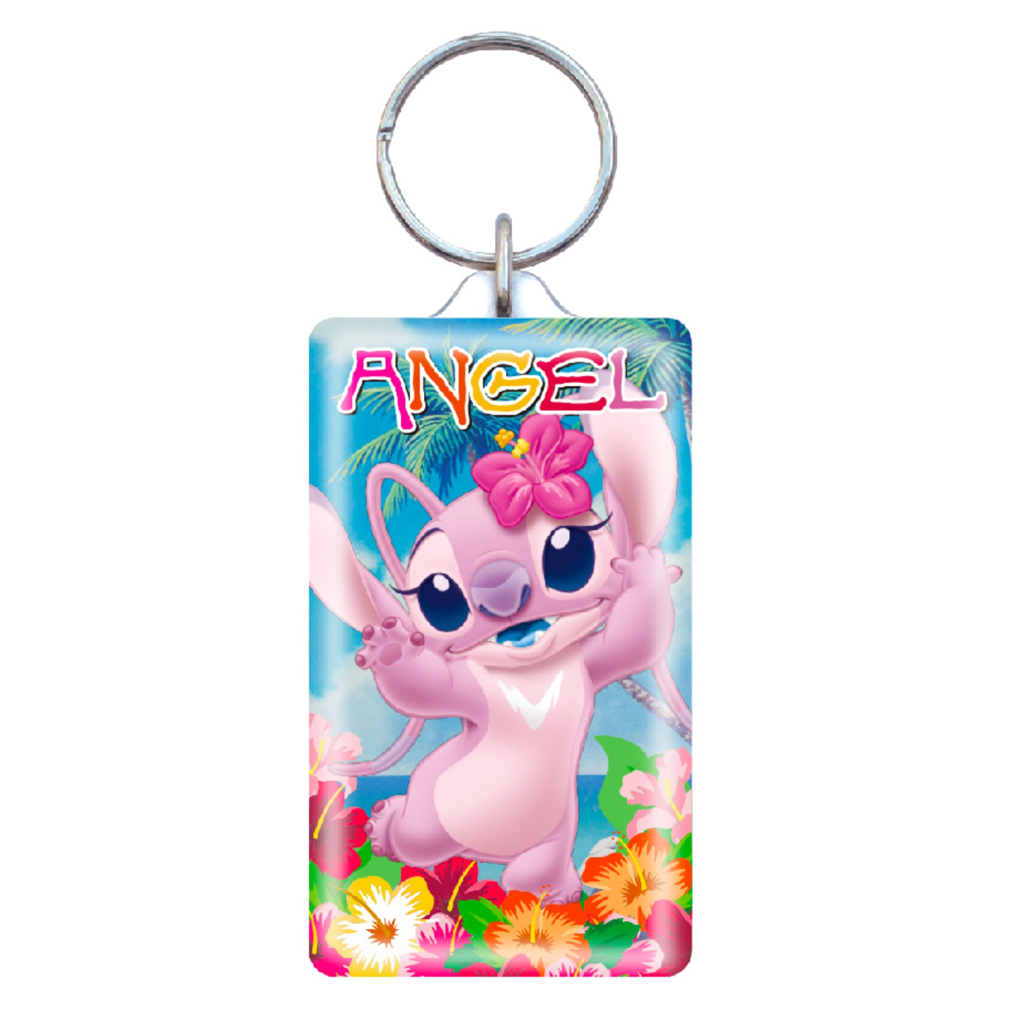 Accessories  Pink Angel Stitch Keychains Cute Keychain Keychain