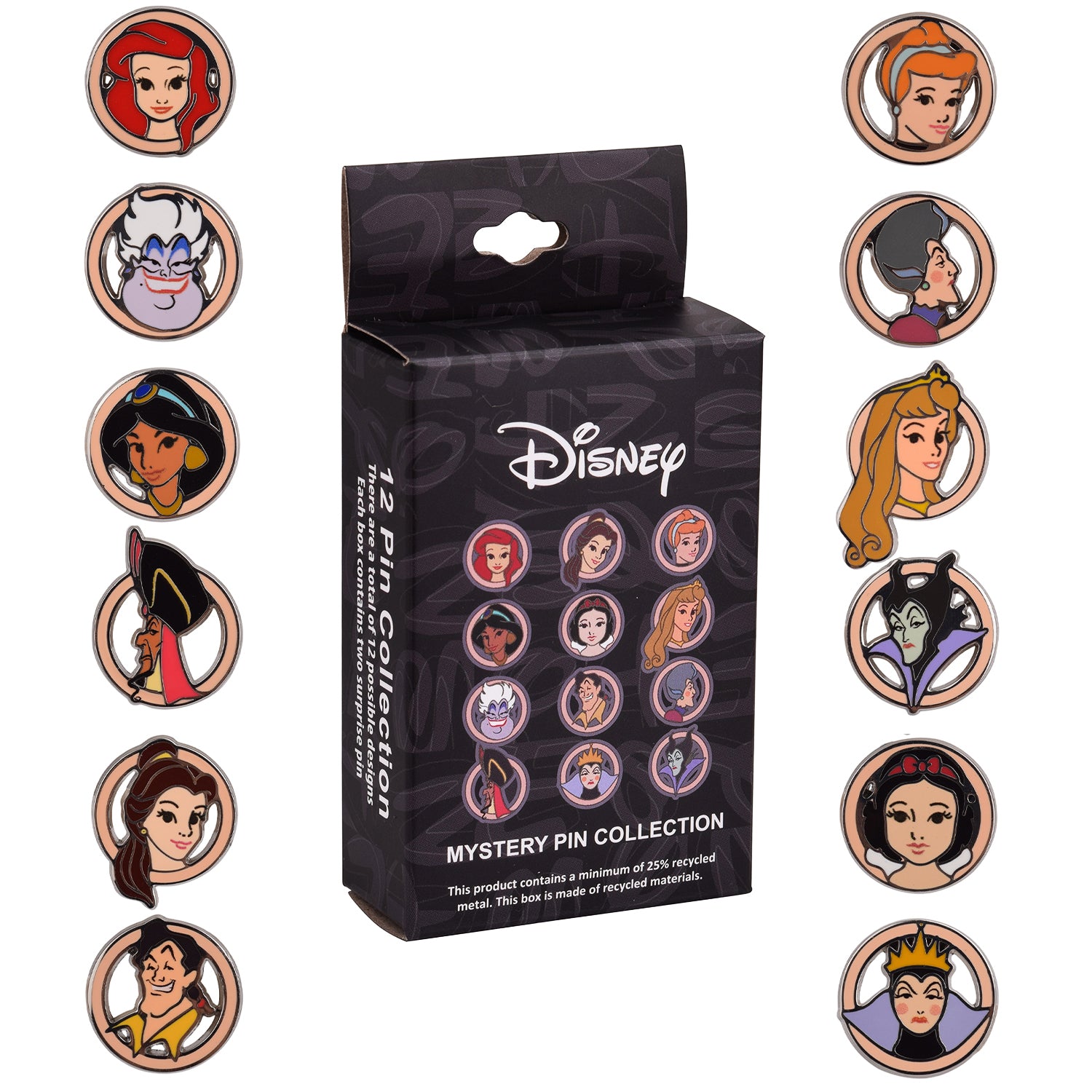 Disney Villains 4- Pin Set Limited Release