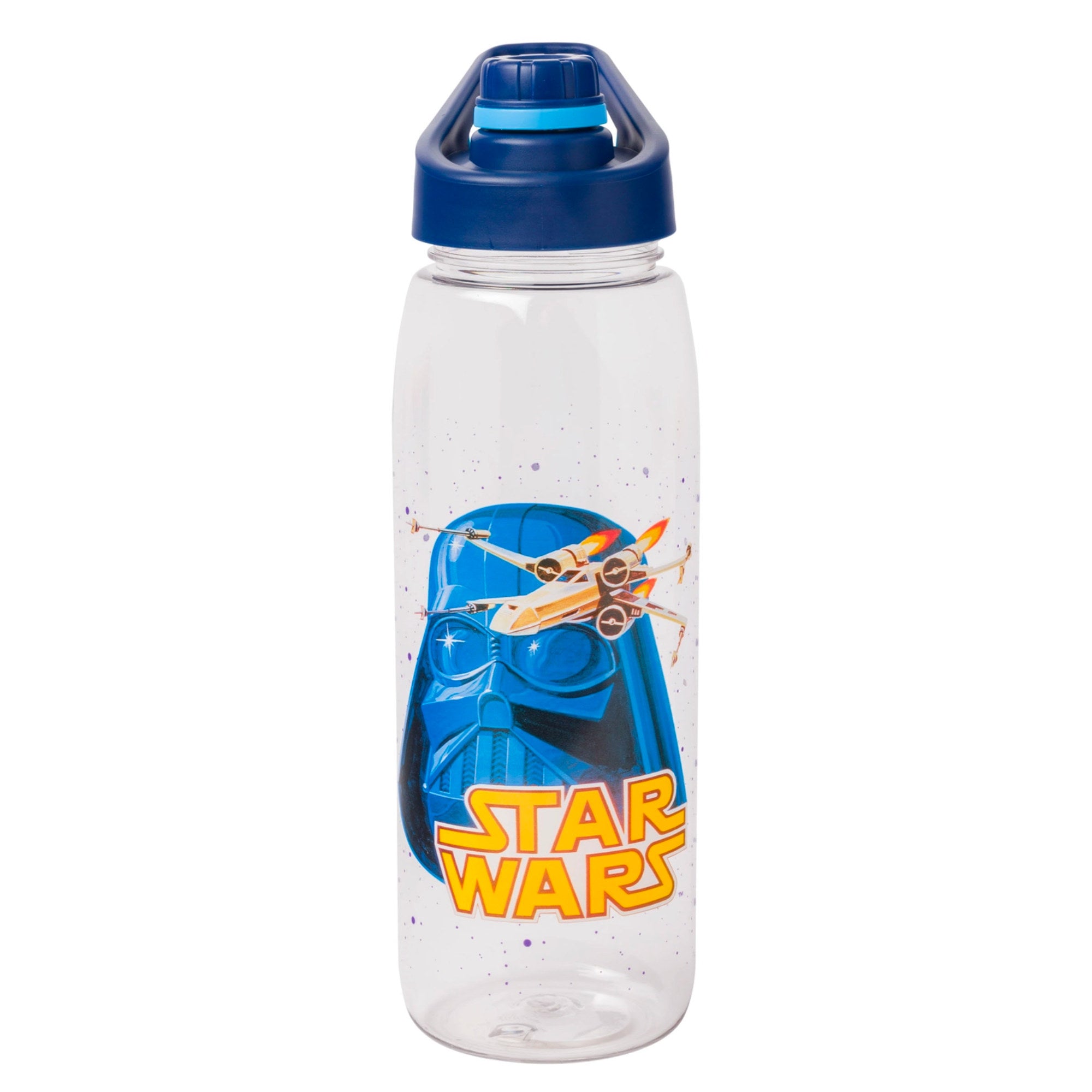 Silver Buffalo Disney Lilo & Stitch Tropical 28oz Plastic Water Bottle w/ Screw Lid