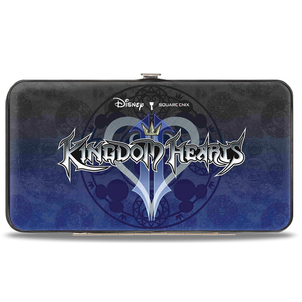 Hinged Wallet - KINGDOM HEARTS II 6-Character Group Pose Clouds Blues —  Buckle-Down