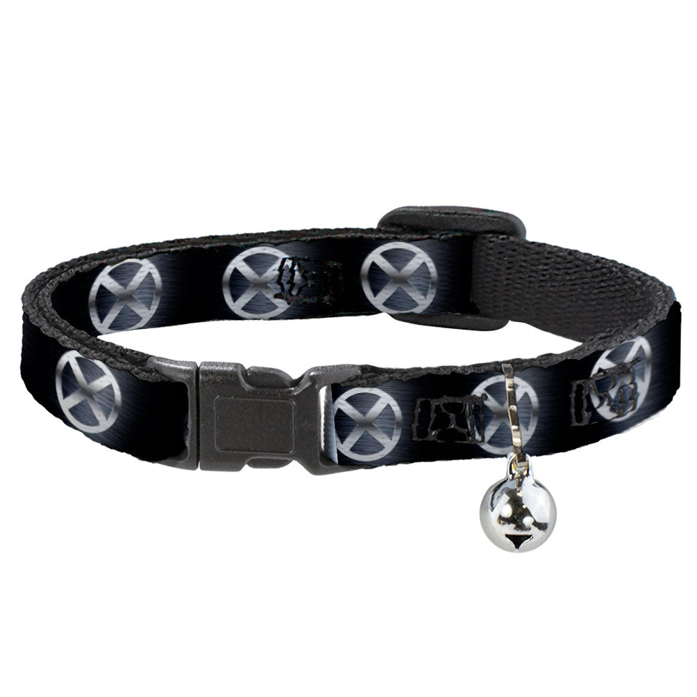 Cat Collar Breakaway with Bell - X-Men X Icon Black Silvers – The