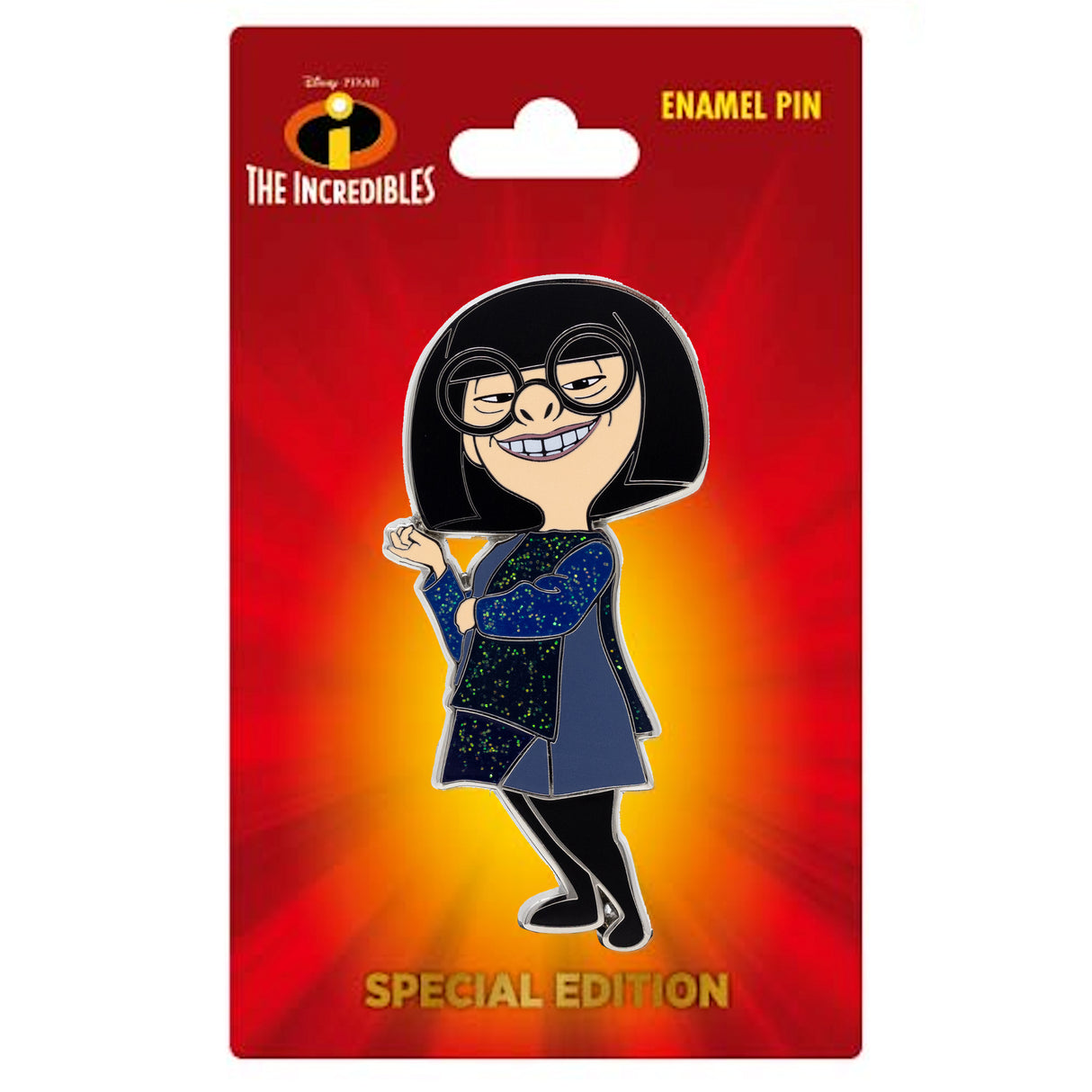 Disney Pixar Edna Mode 2.5" Collectible Pin Special Edition 300