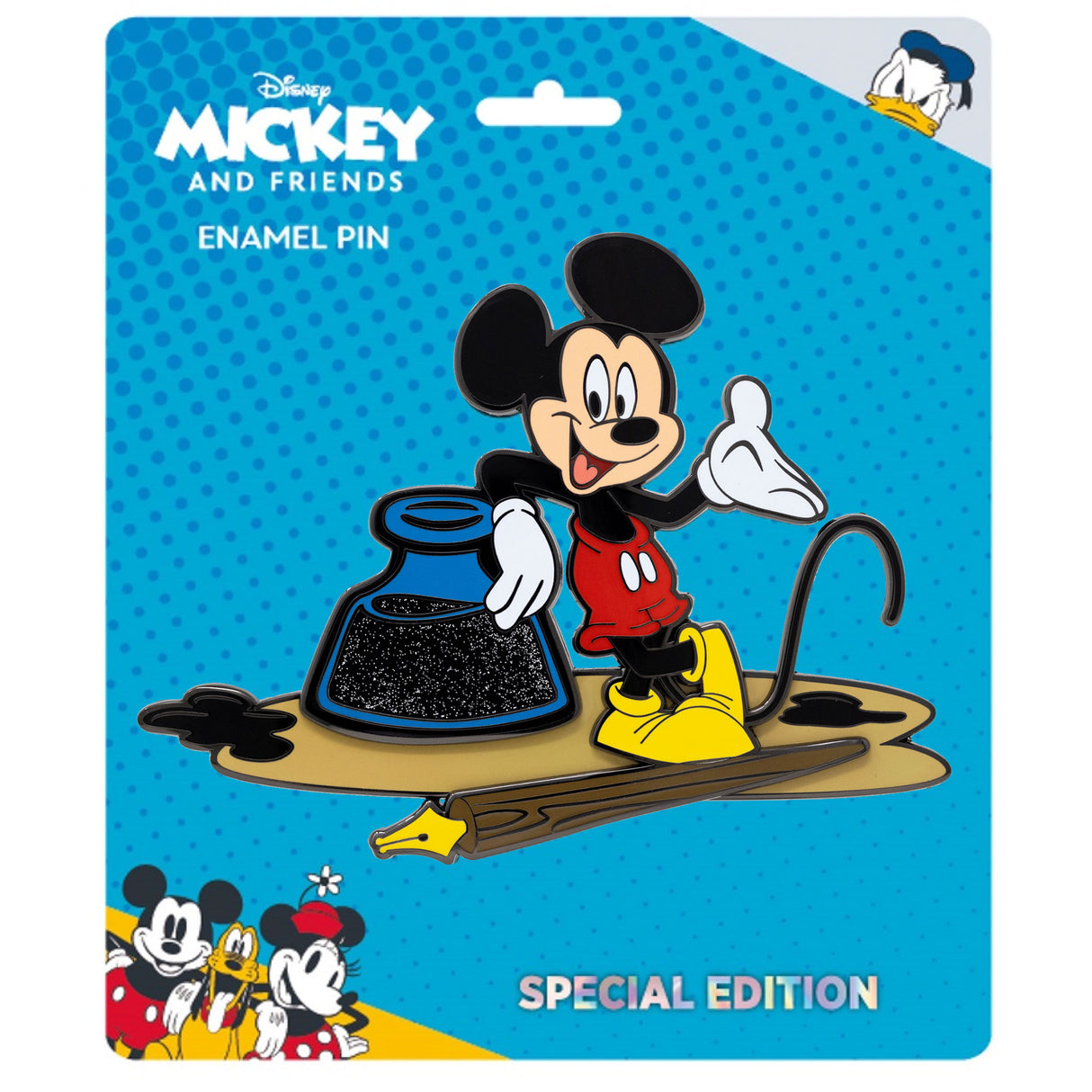 Disney Walt's Desk Mickey Mouse 5" Collectible Pin on Pin Special Edition 100 - PREORDER