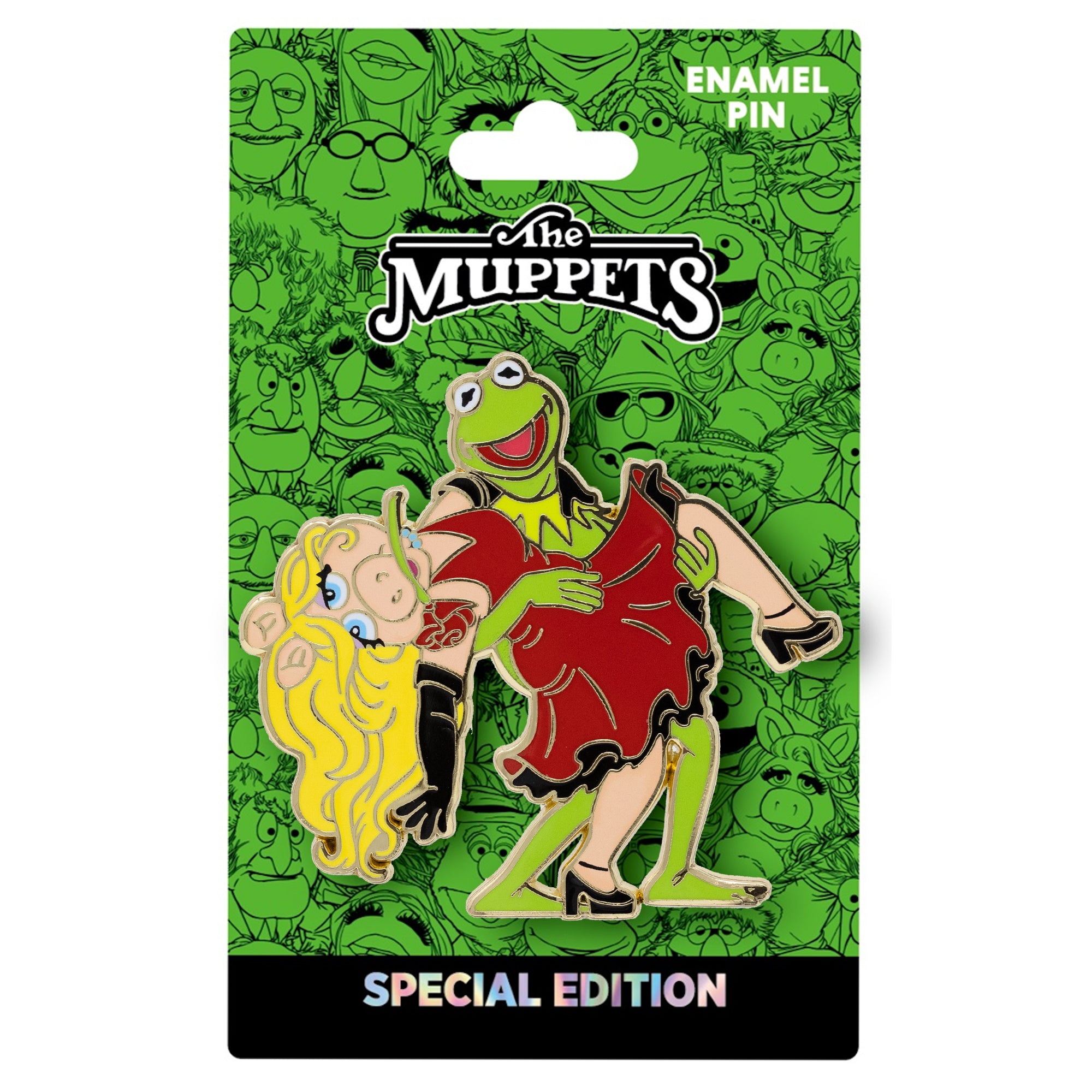 Disney The Muppets Kermit & Miss Piggy 2.25" Collectible Pin Special Edition 300 - NEW RELEASE