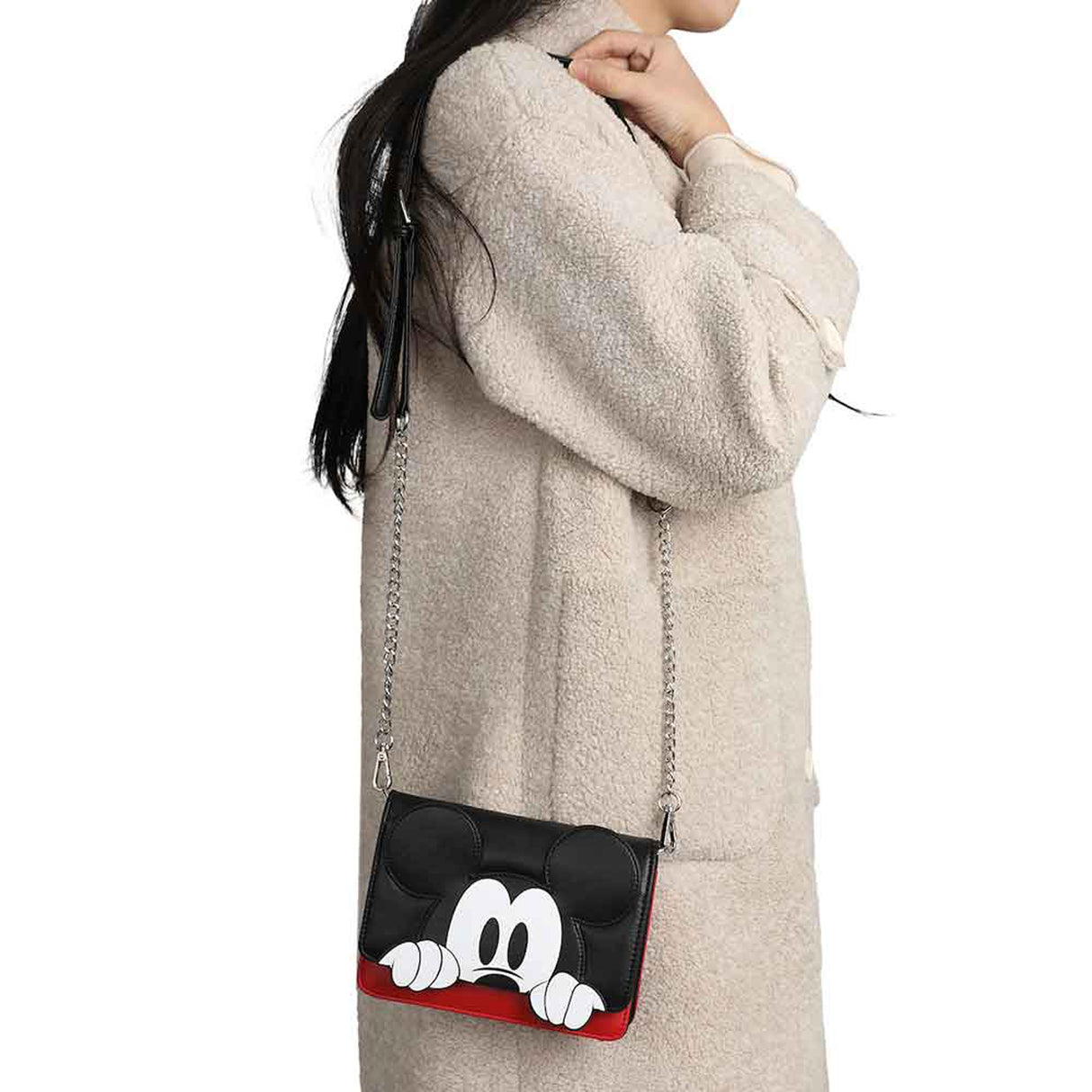 Disney Peeking Mickey Mouse Crossbody