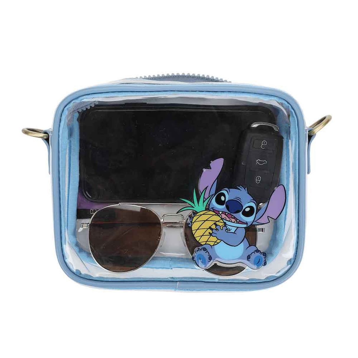 Disney Lilo and Stitch Clear Crossbody Bag with Wallet