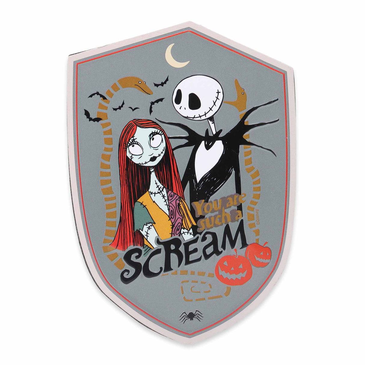 Nightmare Before Christmas Such A Scream Jack & Sally Metal Magnet