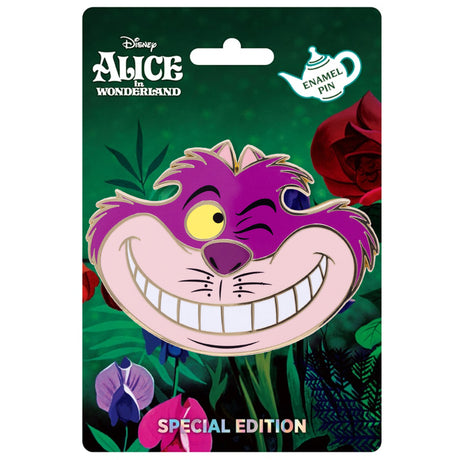 Disney Alice in Wonderland Cheshire Cat Portrait Series 3" Collectible Pin Special Edition 300 - NEW RELEASE