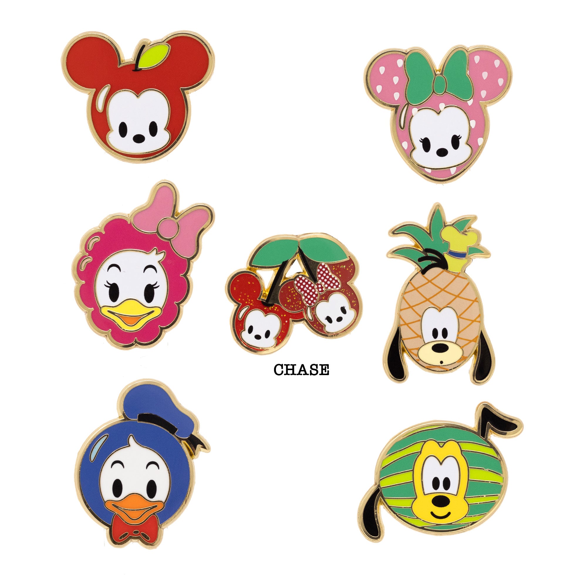 Disney Mystery Pin - Disney Fruits Series 1 - 2 Pins Per box! - NEW RELEASE