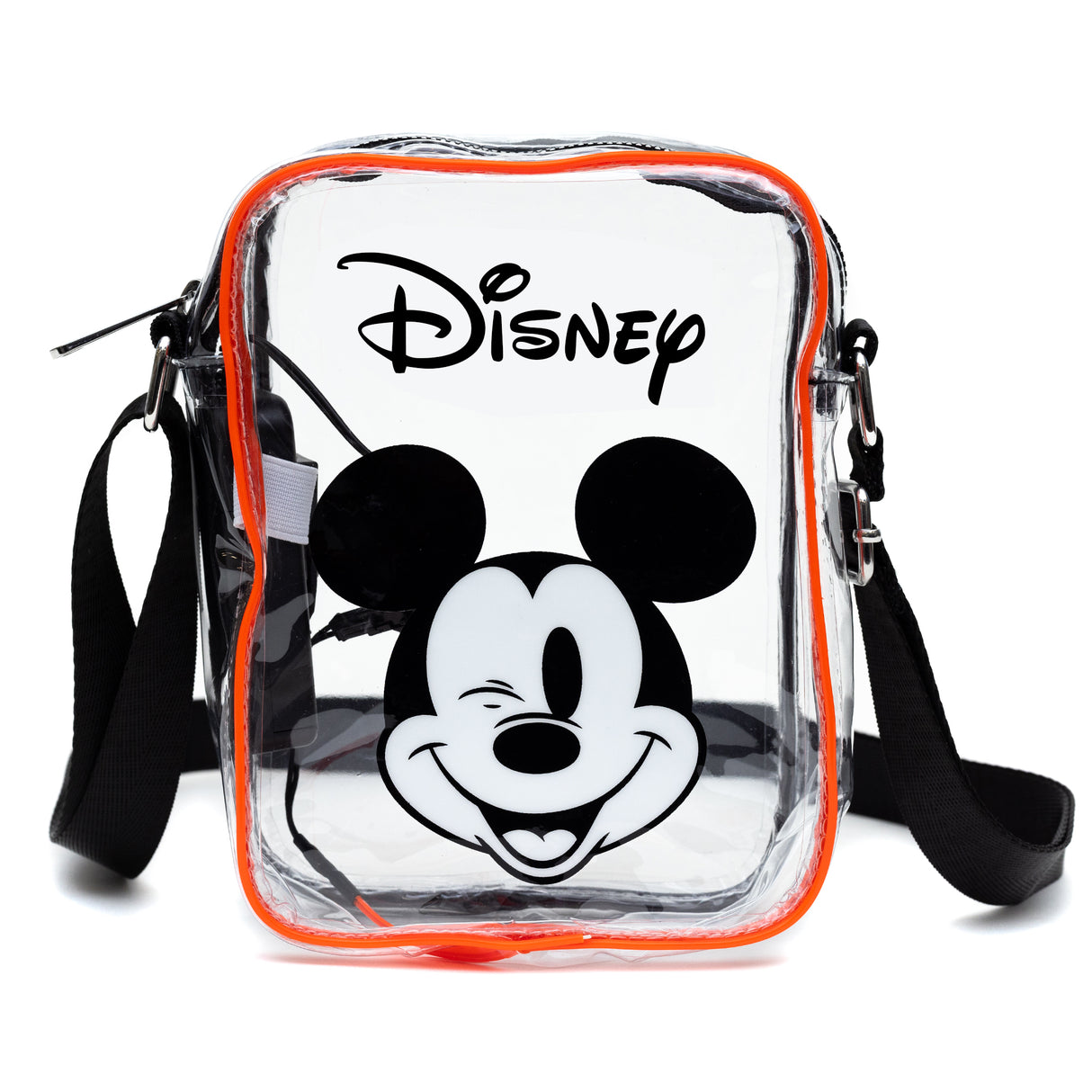 Disney LIGHT UP Mickey Mouse Clear LED Crossbody Bag