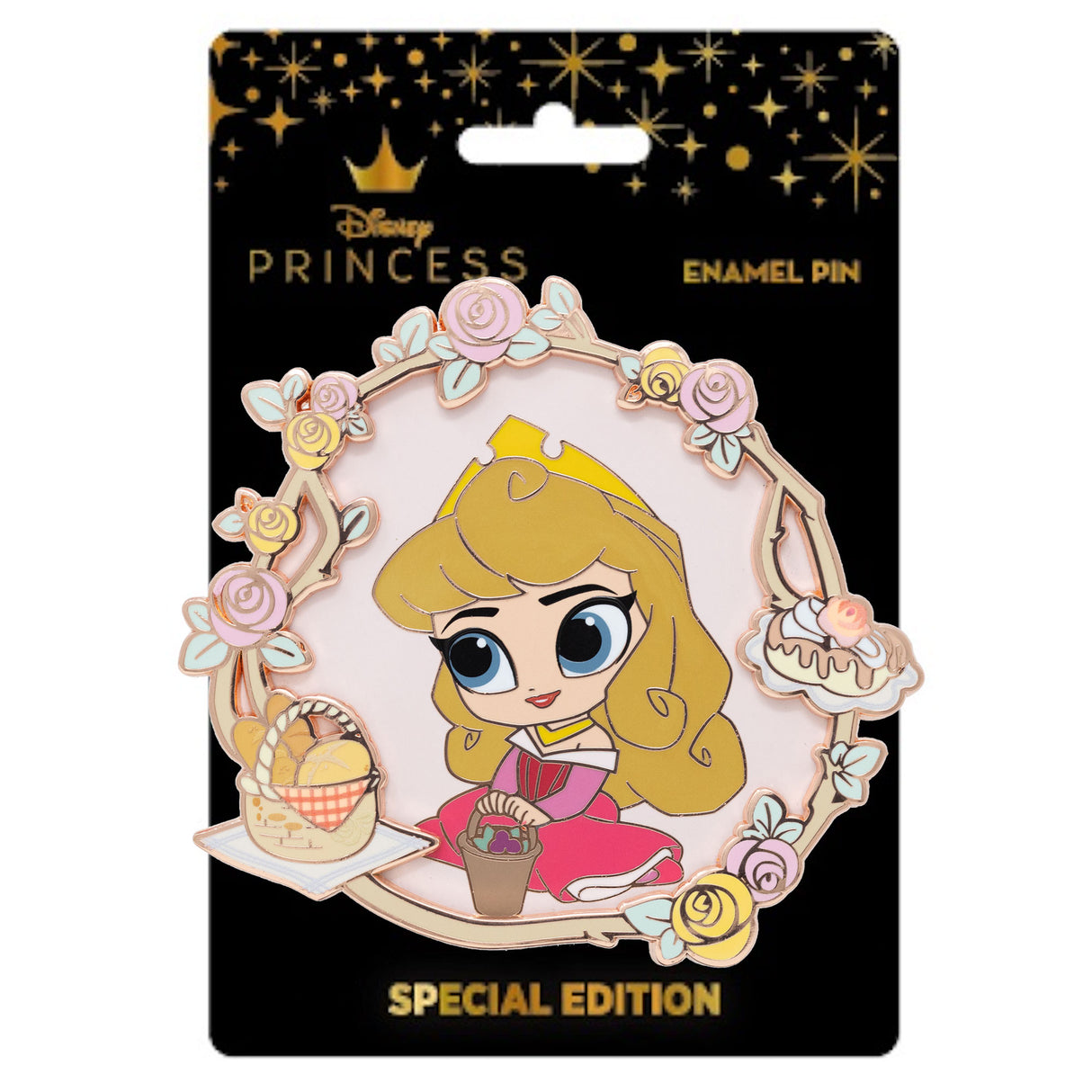 Disney Cutie Princess & Food Series 3" Collectible Pin on Pin Special Edition 400 - PREORDER