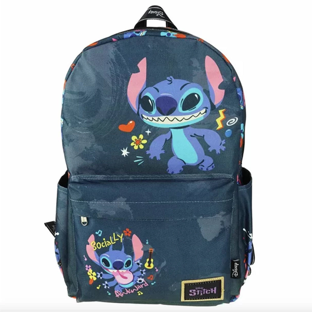 Disney Stitch 17" Full Size Nylon Backpack