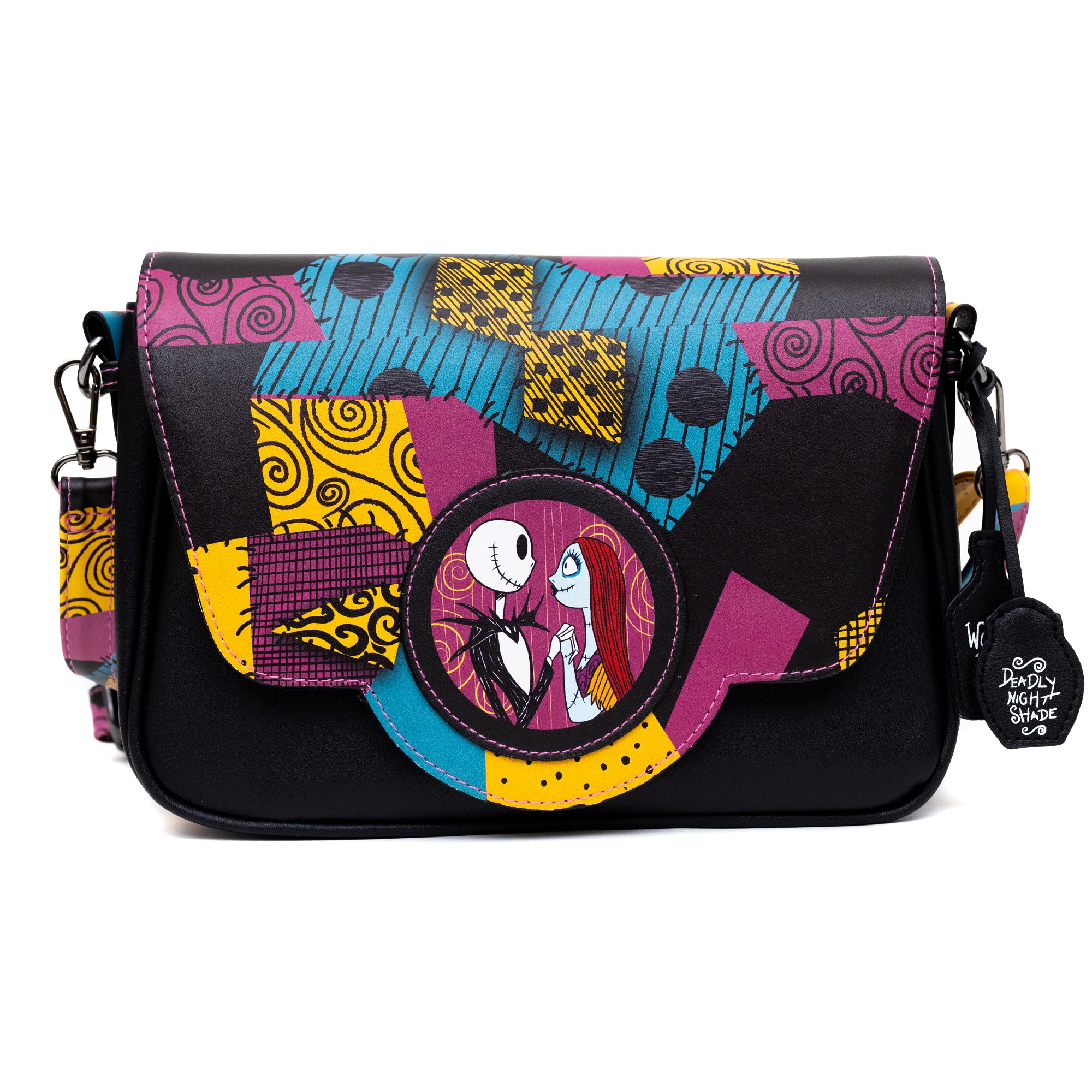 Nightmare Before Christmas Sally & Jack Crossbody Bag