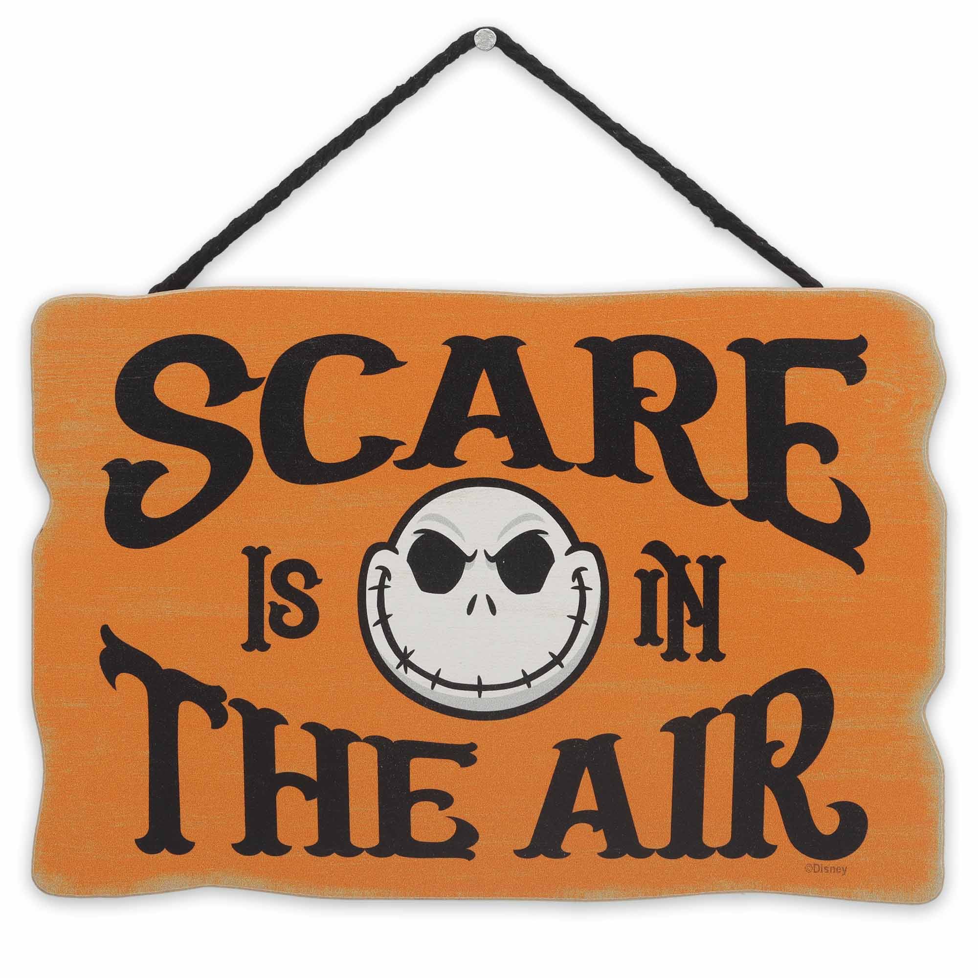 Nightmare Before Christmas Scare in the Air Halloween Wood Wall Decor