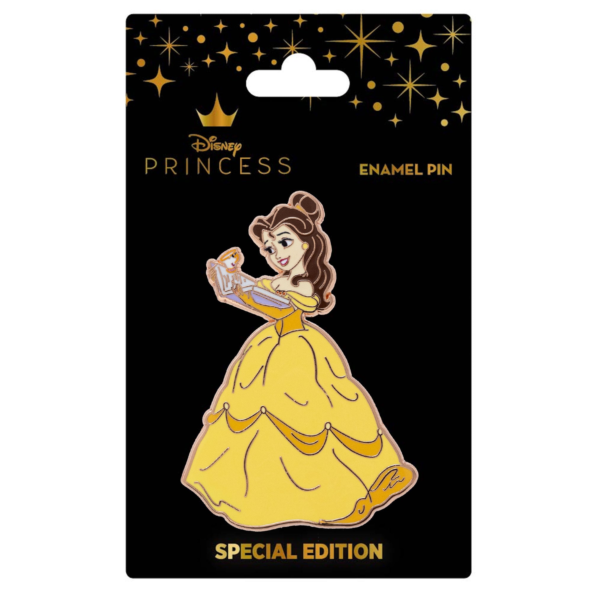 Disney Princess and Sidekicks Series Belle and Chip 2.25" Special Edition 1000 Pin - NEW RELEASE