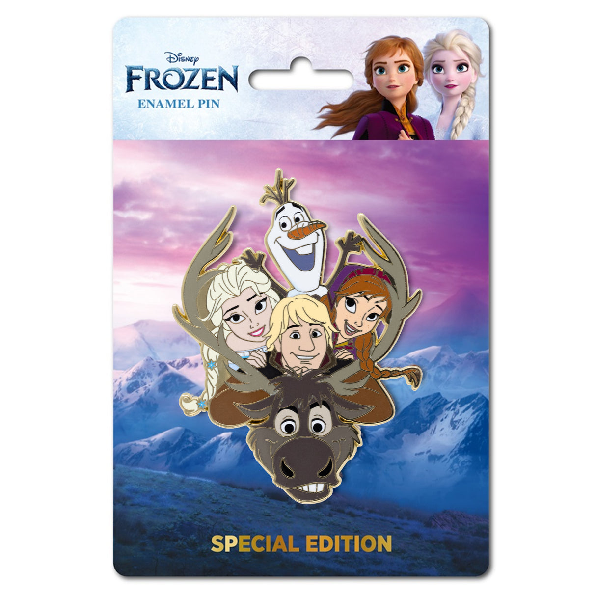 Disney Frozen Cluster 3" Collectible Pin Special Edition 500 - NEW RELEASE