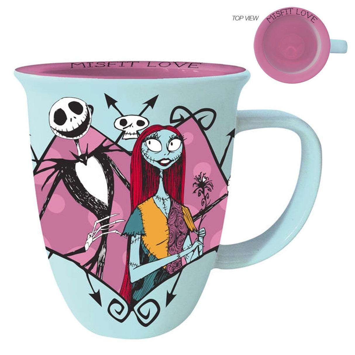 Nightmare Before Christmas 16oz Wide Lip Ceramic Mug