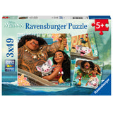 Disney Moana Born to Voyage 3 Pack Puzzle Set