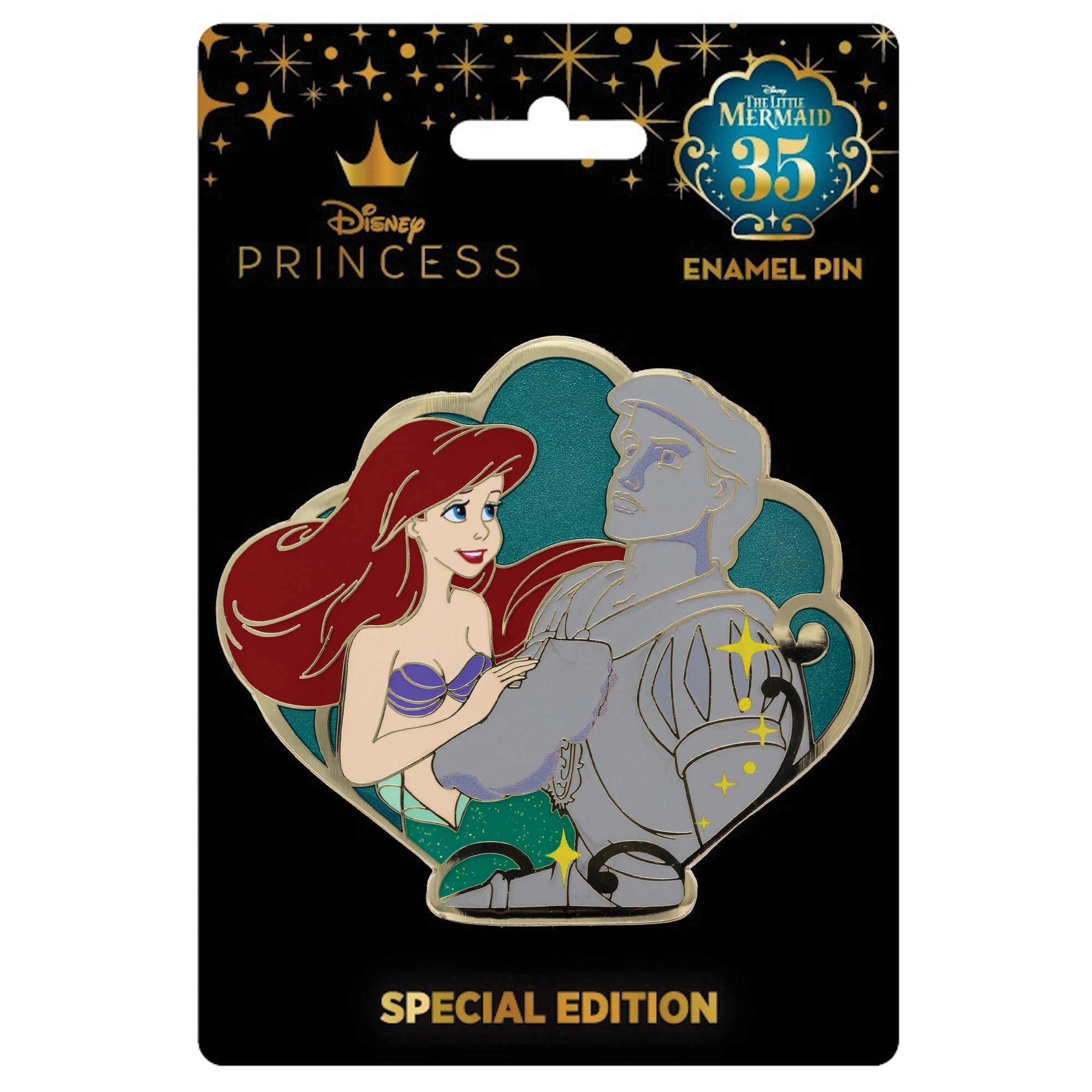 Disney The Little Mermaid 35th Anniversary Ariel and Eric Statue Collectible Pin Special Edition 300 - NEW RELEASE