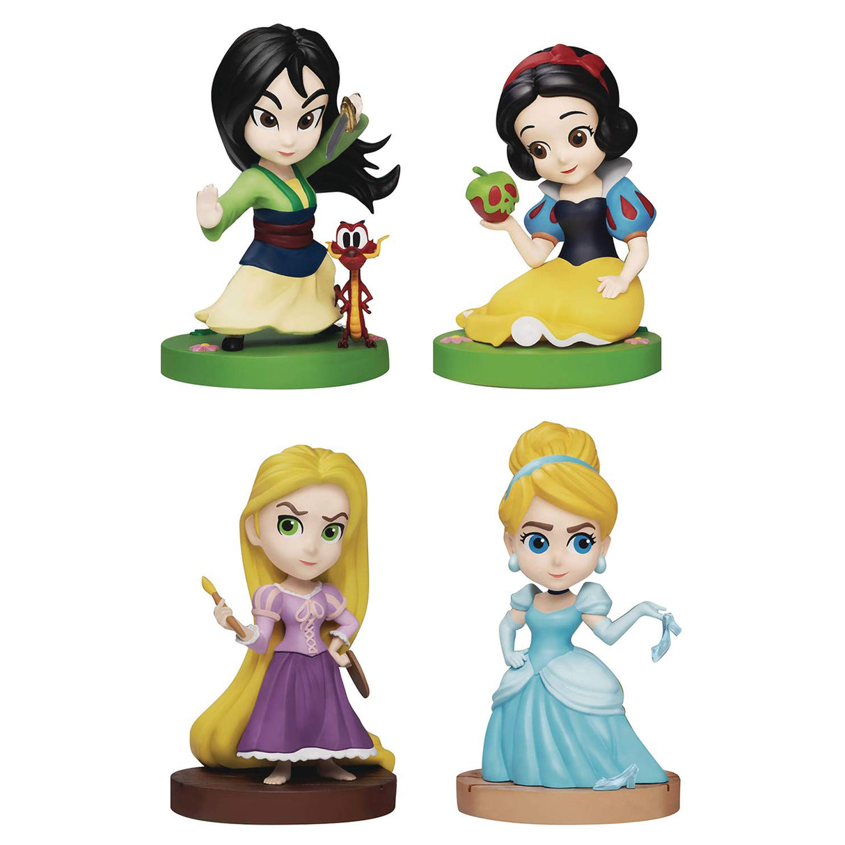 Disney Princess Set of 4 MEA Collectible Figures