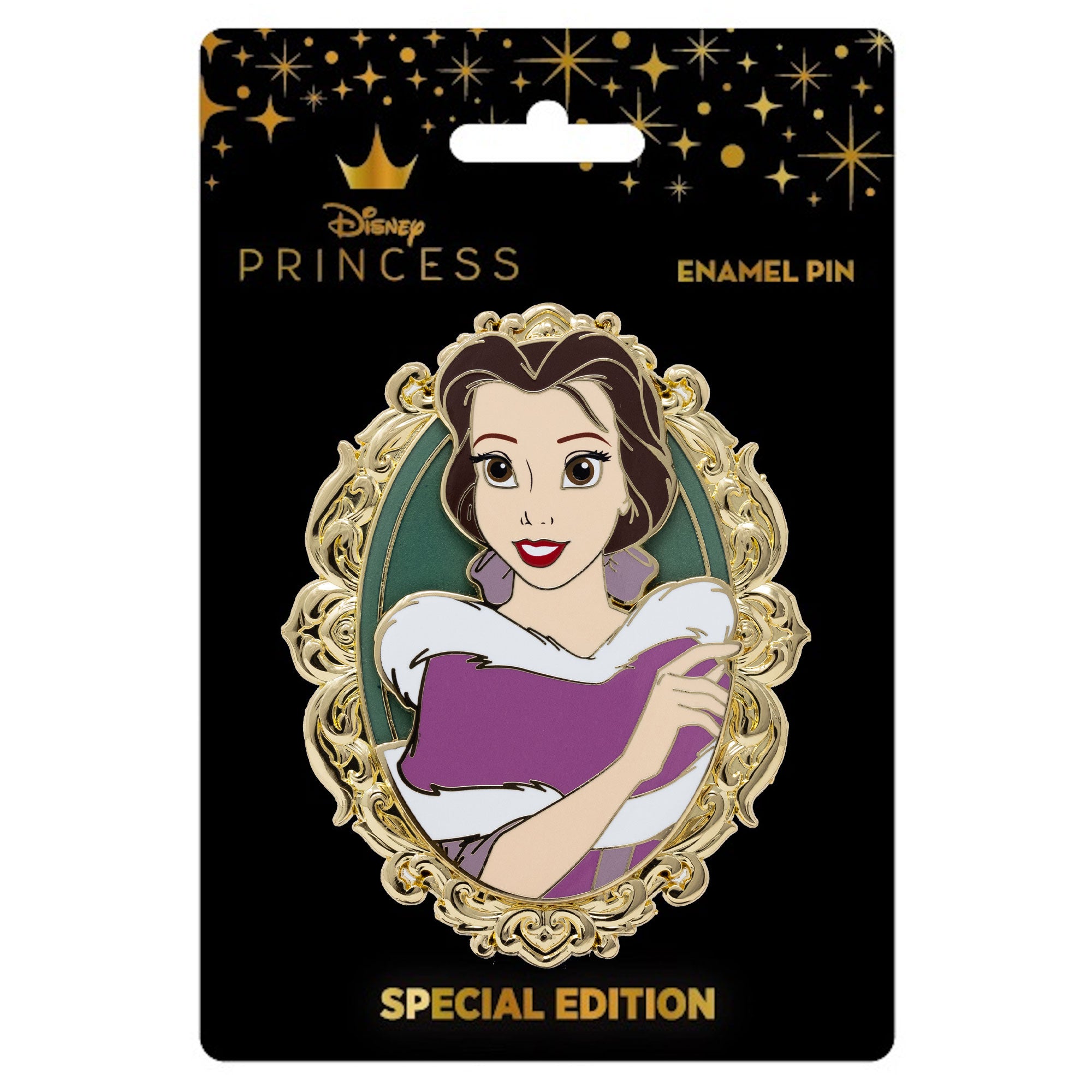 Disney Beauty and the Beast Winter Belle Collectible Pin on Pin Special Edition 300 - PREORDER