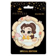 Disney Cutie Princess & Food Series Belle 3" Collectible Pin on Pin Special Edition 400 - PREORDER