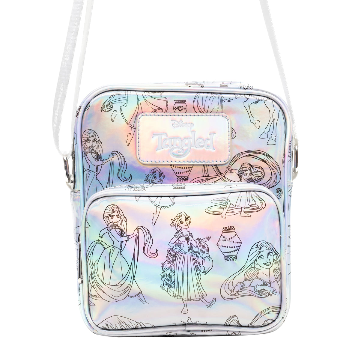 Disney Tangled Iridescent Holographic Crossbody Bag