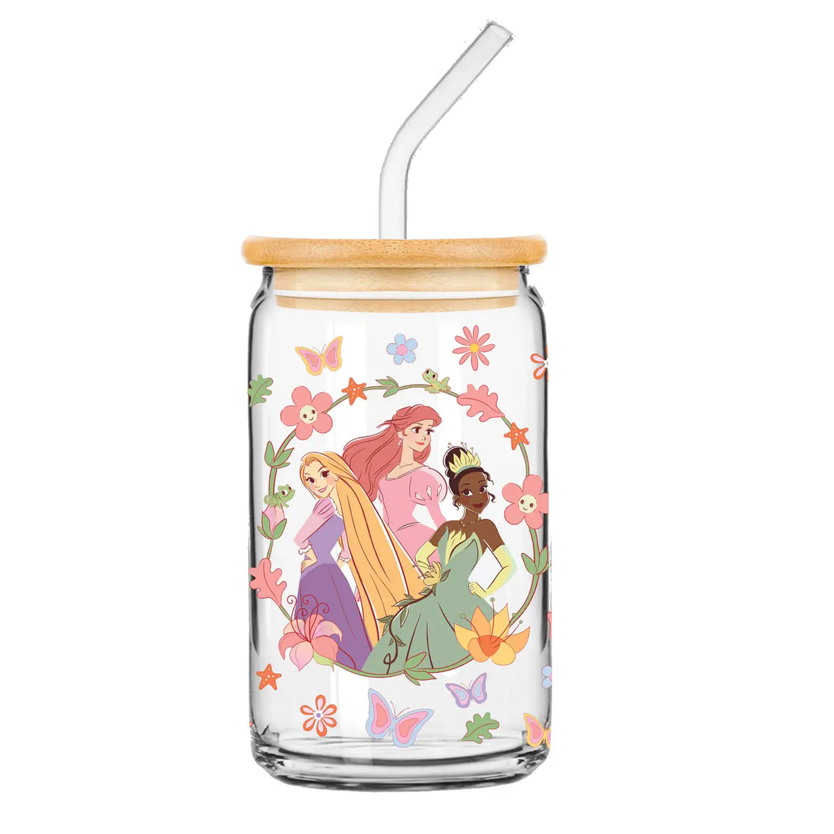 Disney Princess 16oz Glass Tumbler