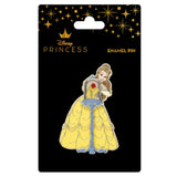 Disney Princess Beauty and the Beast Belle Enchanted Rose Pin on Pin 2" Collectible Pin - NEW RELEASE