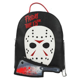 Friday the 13th Jason Mini Backpack with Knife Purse