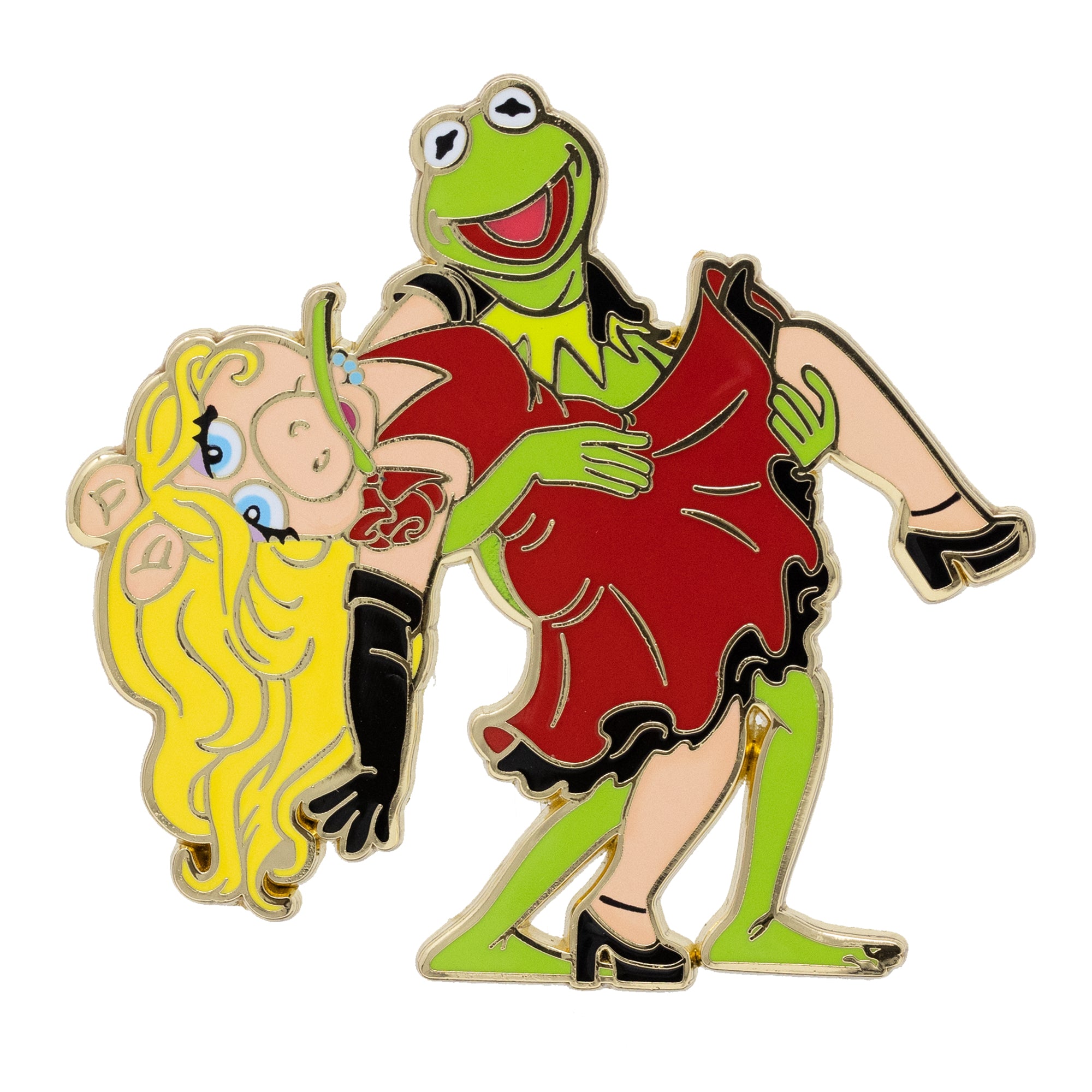 Disney The Muppets Kermit & Miss Piggy 2.25" Collectible Pin Special Edition 300 - NEW RELEASE