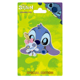 Disney Stitch Cutie Series - Stitch with Scrump 2" Collectible Pin Special Edition 300