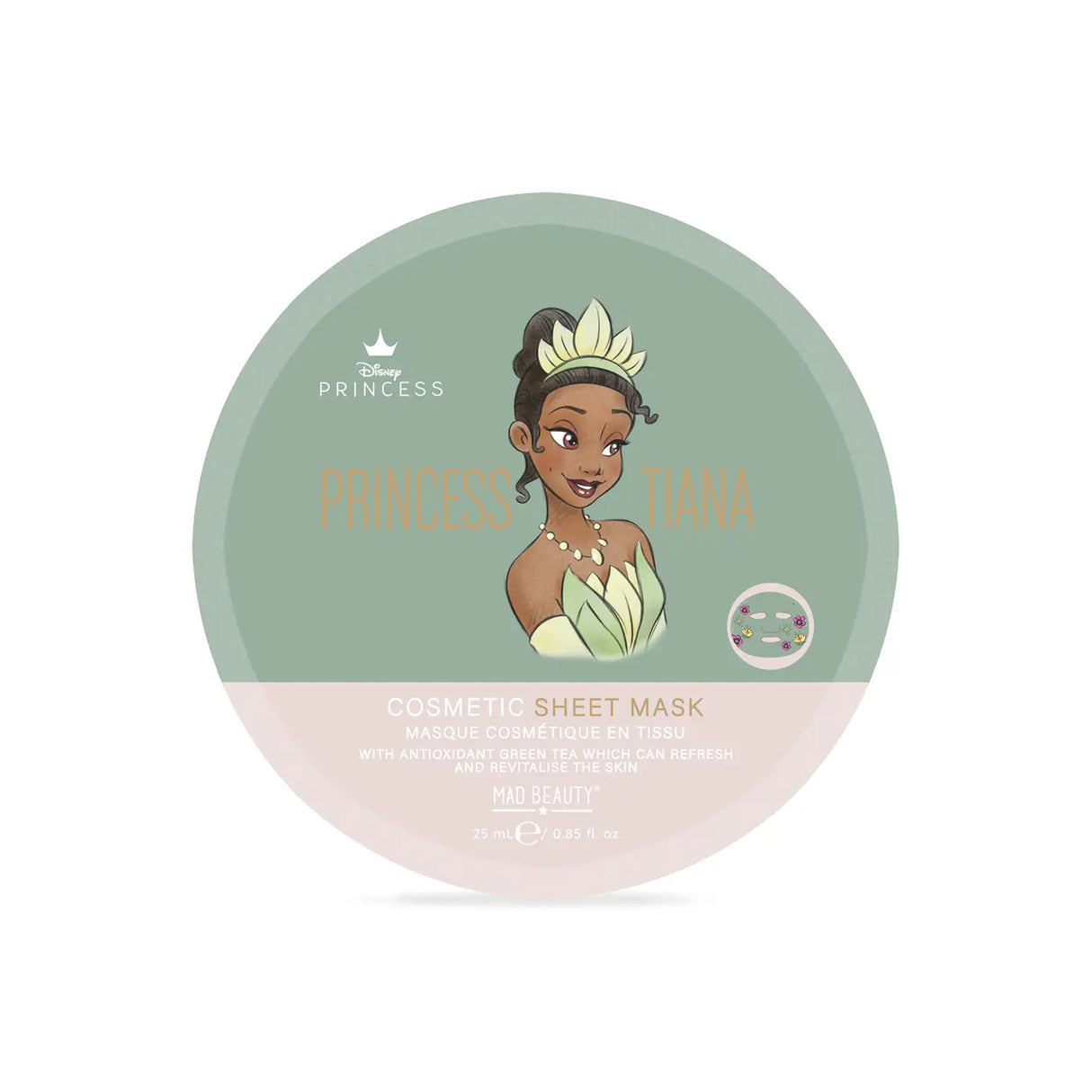 Disney Pure Princess Tiana Cosmetic Sheet Mask