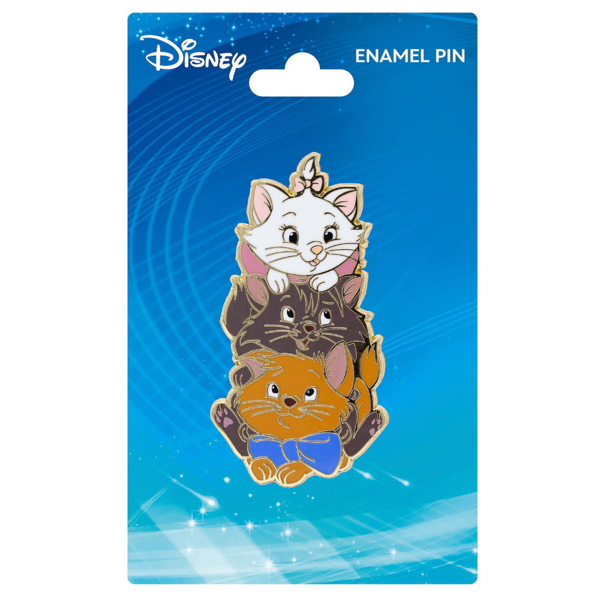 Disney The Aristocats Marie, Berlioz, and Toulouse 2.25" Collectible Pin