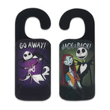 Nightmare Before Christmas Jack Is Back & Go Away Sided Wood Door Hanger