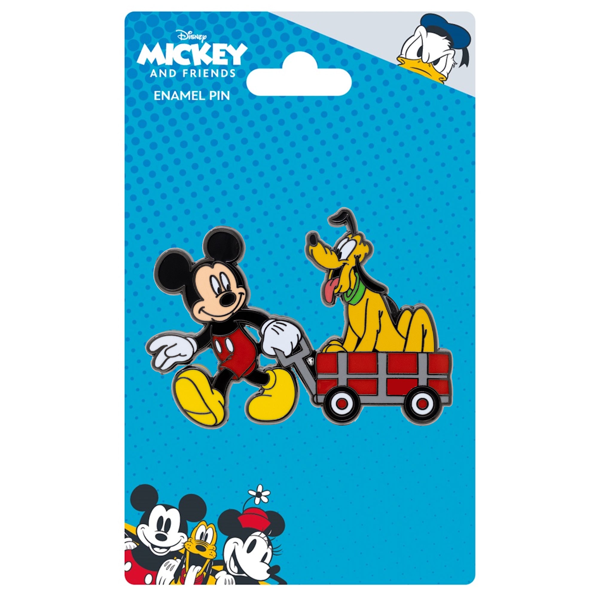 Disney Mickey and Pluto 2.5" Collectible Pin