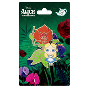 Disney Alice in Wonderland Red Rose 2" Collectible Pin