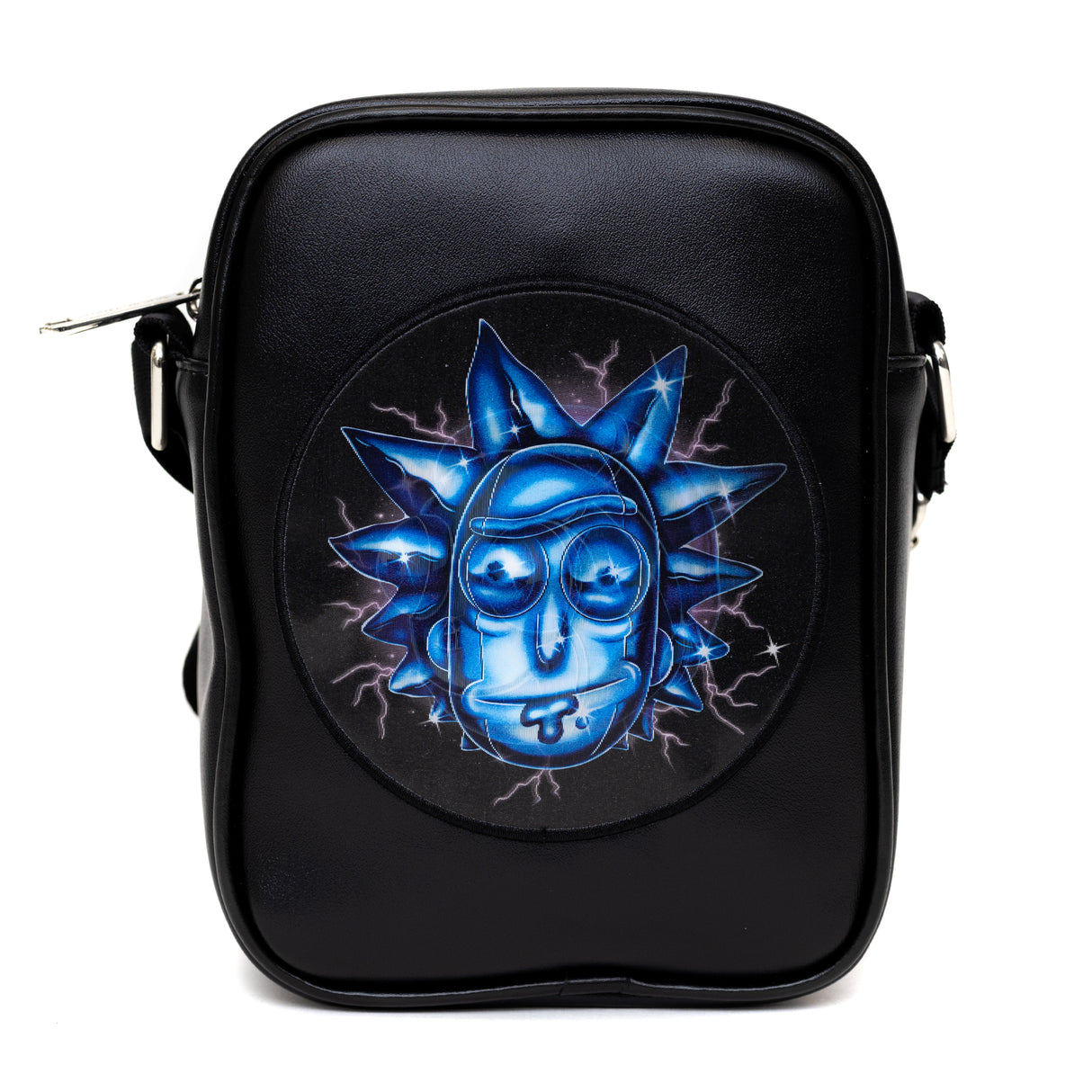 Rick and Morty Lenticular Expressions Crossbody Bag