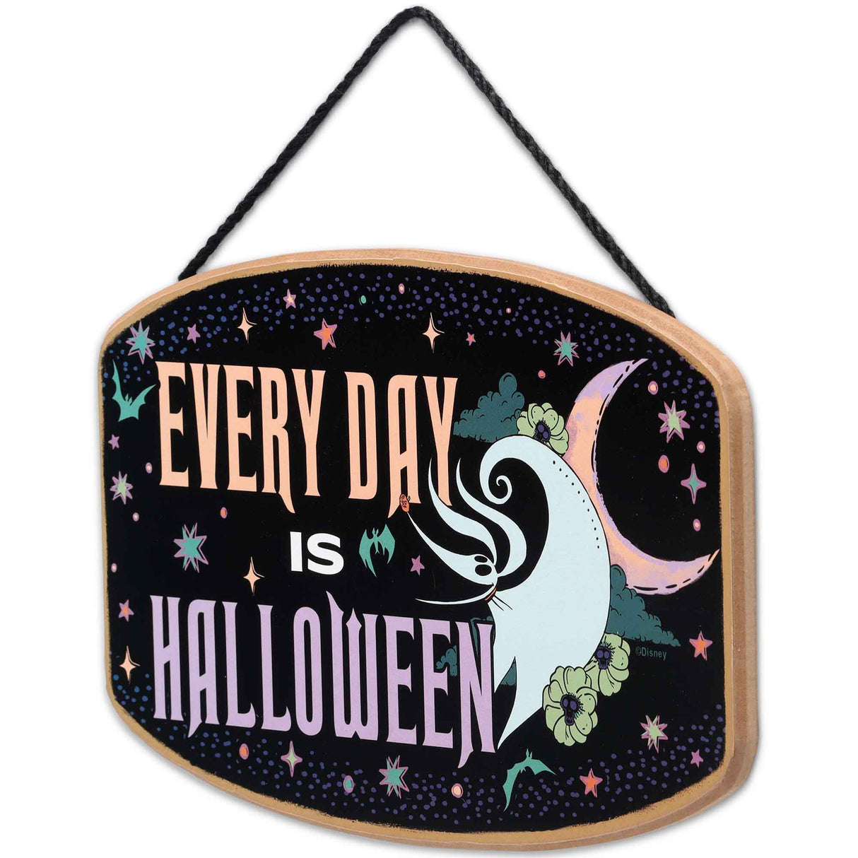 Nightmare Before Christmas Every Day Is Halloween Hanging Wood Wall Decor