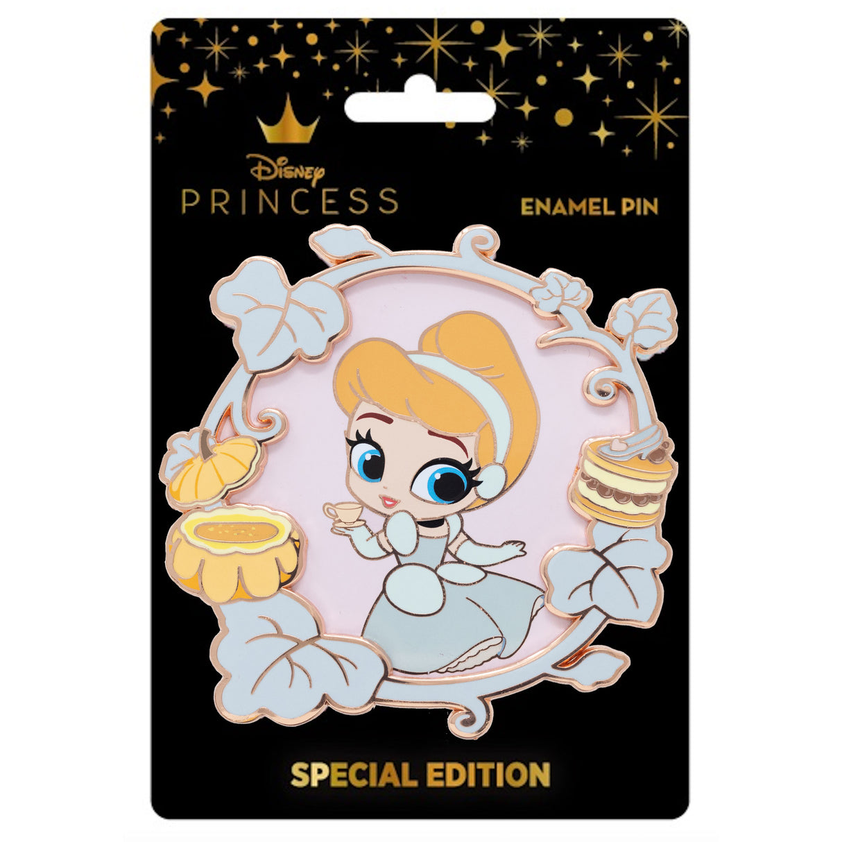 Disney Cutie Princess & Food Series 3" Collectible Pin on Pin Special Edition 400 - PREORDER