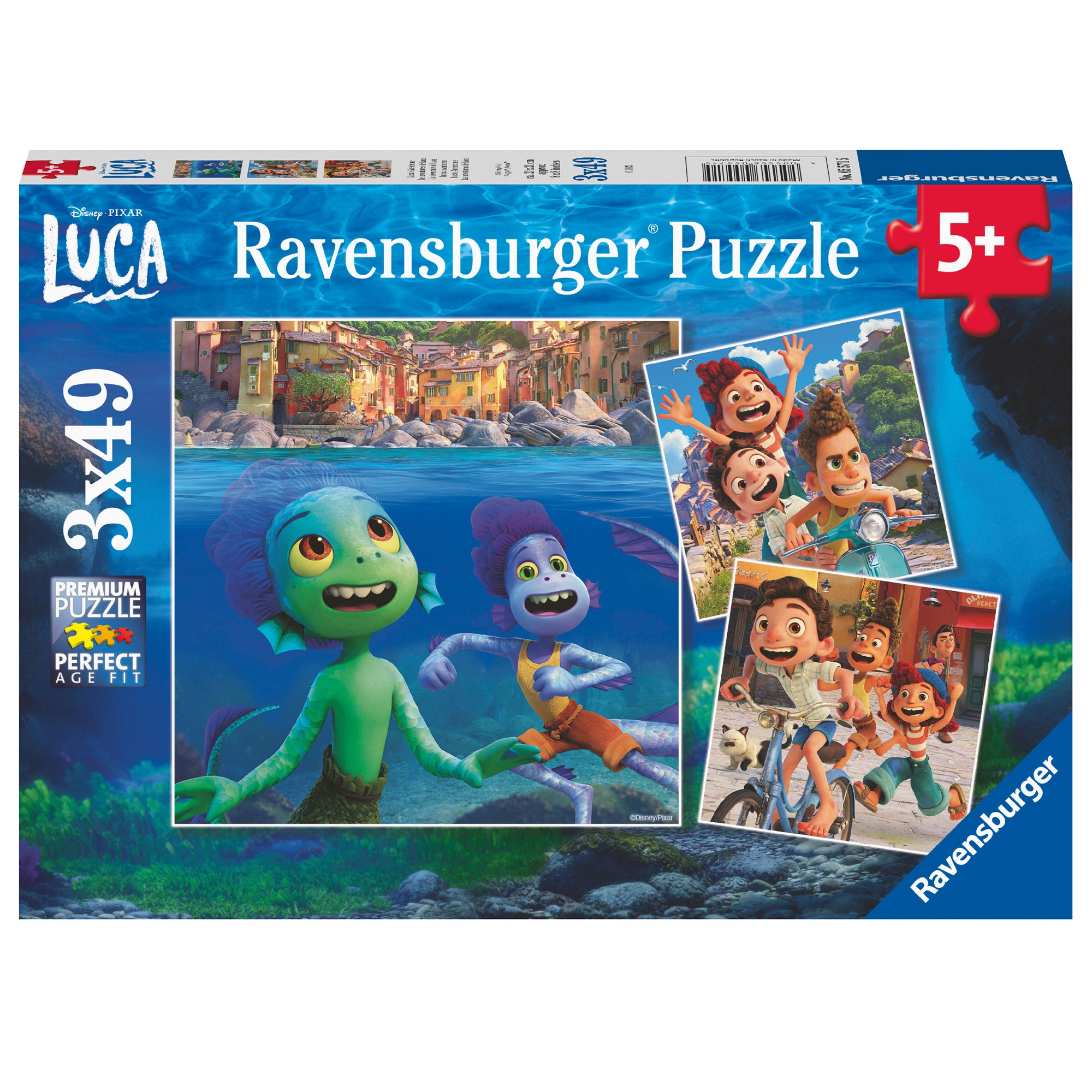 Disney Pixar Luca 3 Pack Puzzle Set