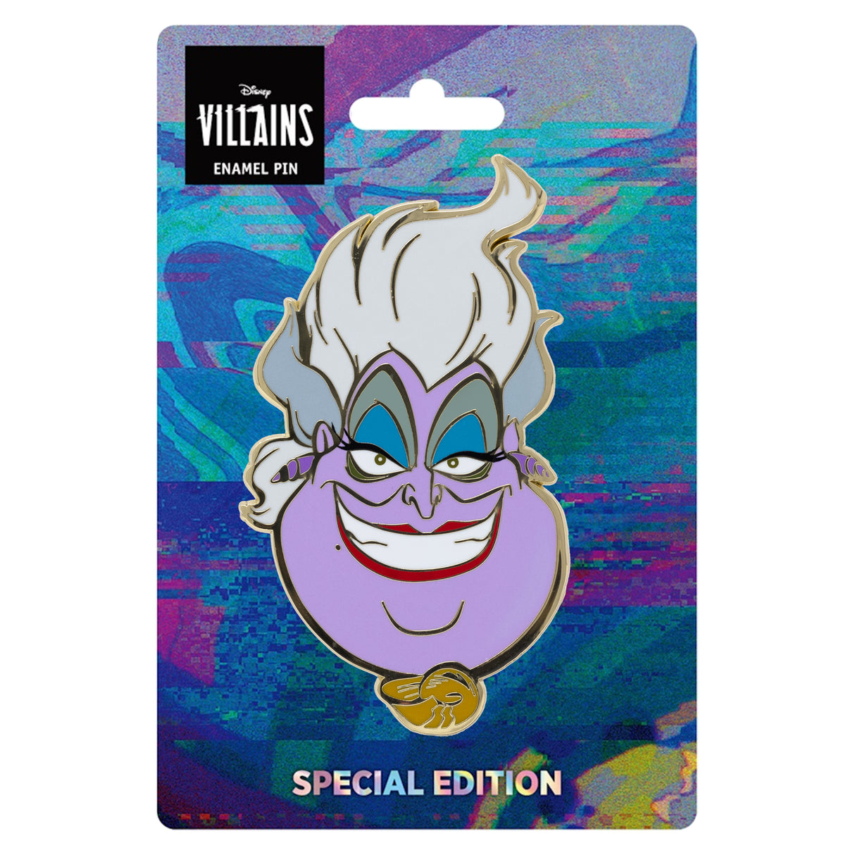 Disney Villains The Little Mermaid Ursula Portrait Series 3" Collectible Pin Special Edition 300 - PREORDER