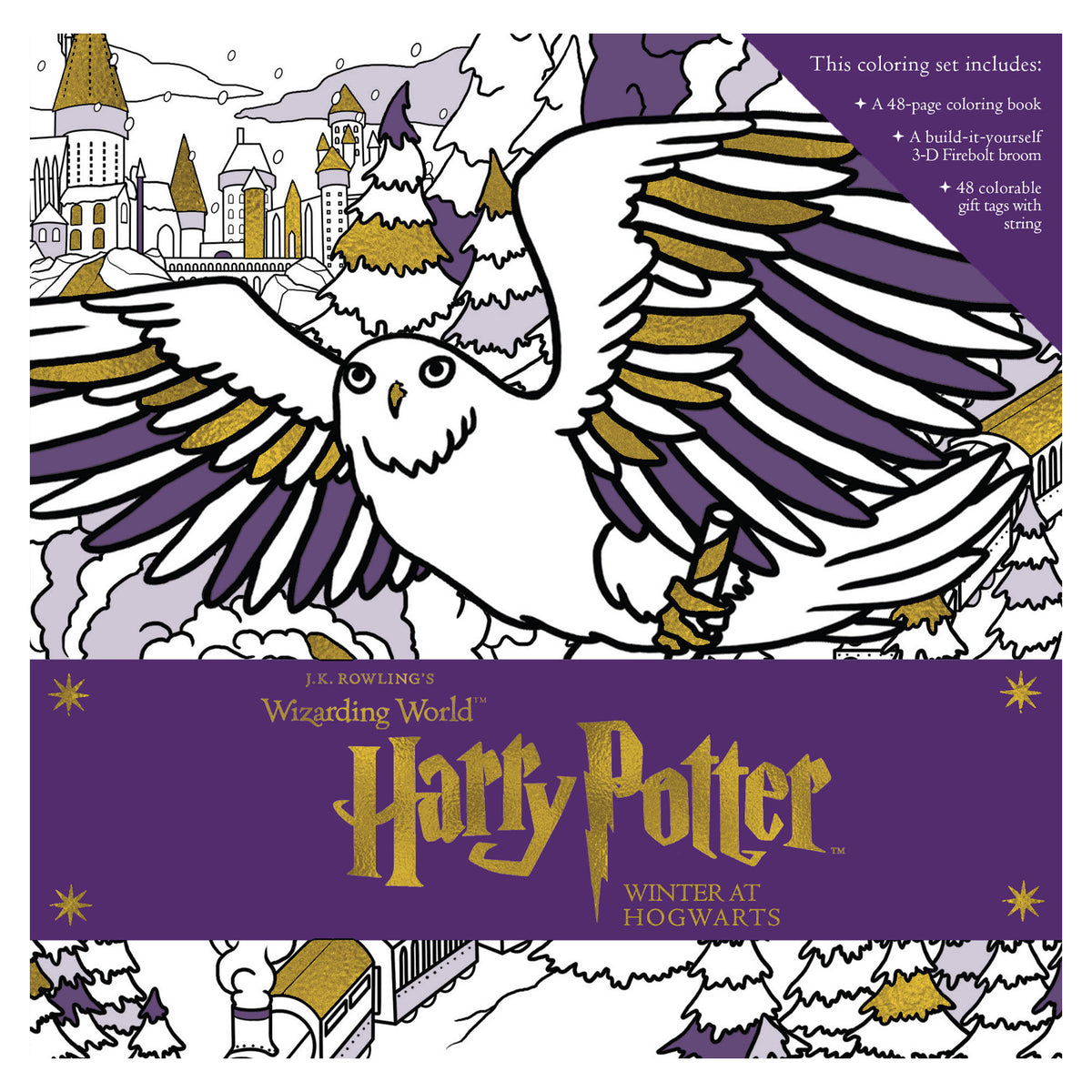 Harry Potter: Winter at Hogwarts: A Magical Colouring Set [Book]