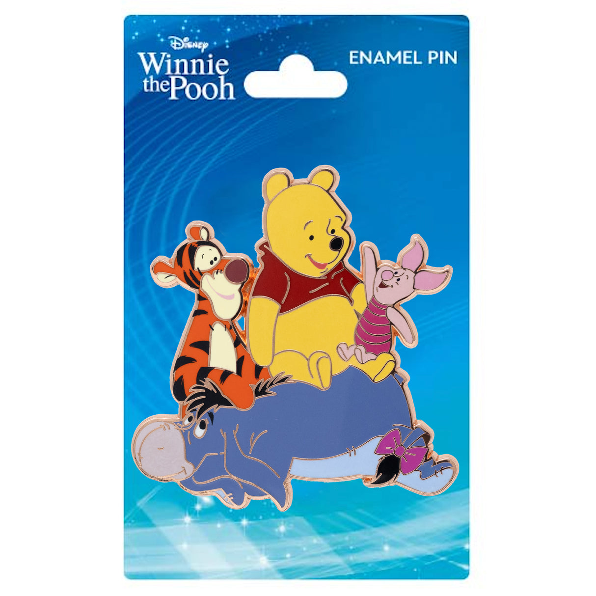 Disney Winnie the Pooh Group 2.25" Collectible Pin - NEW RELEASE