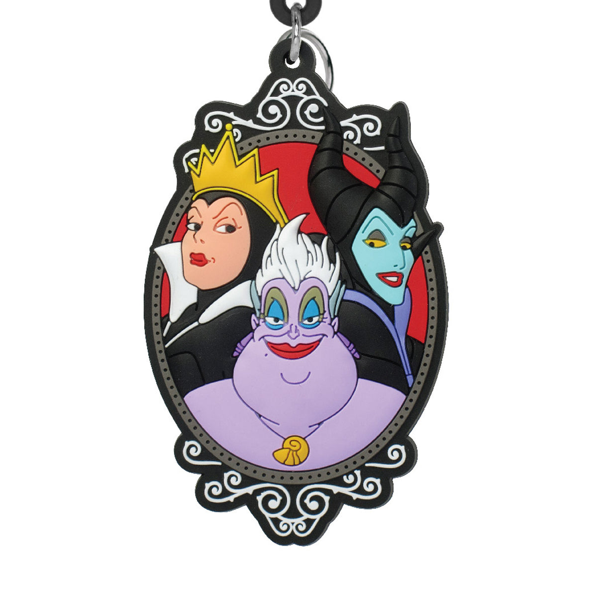 Disney Villains Mirror Collectible Soft Touch Bag Clip/Luggage Charm