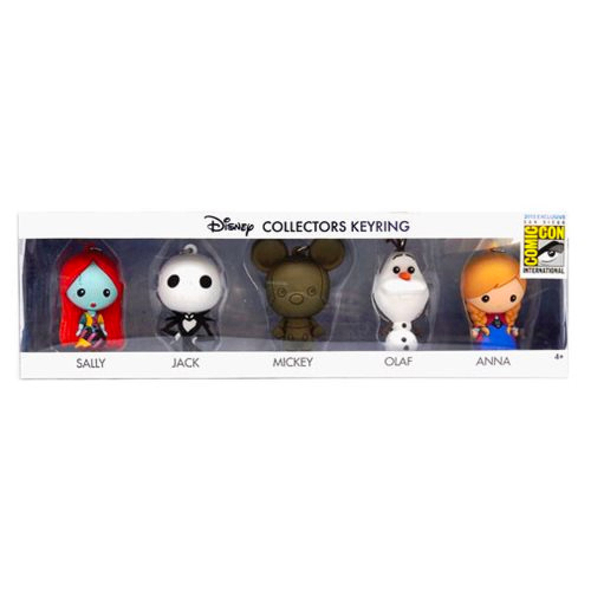 Disney 5 Piece Collectors Keyring Set - Comic Con 2015 Exclusive