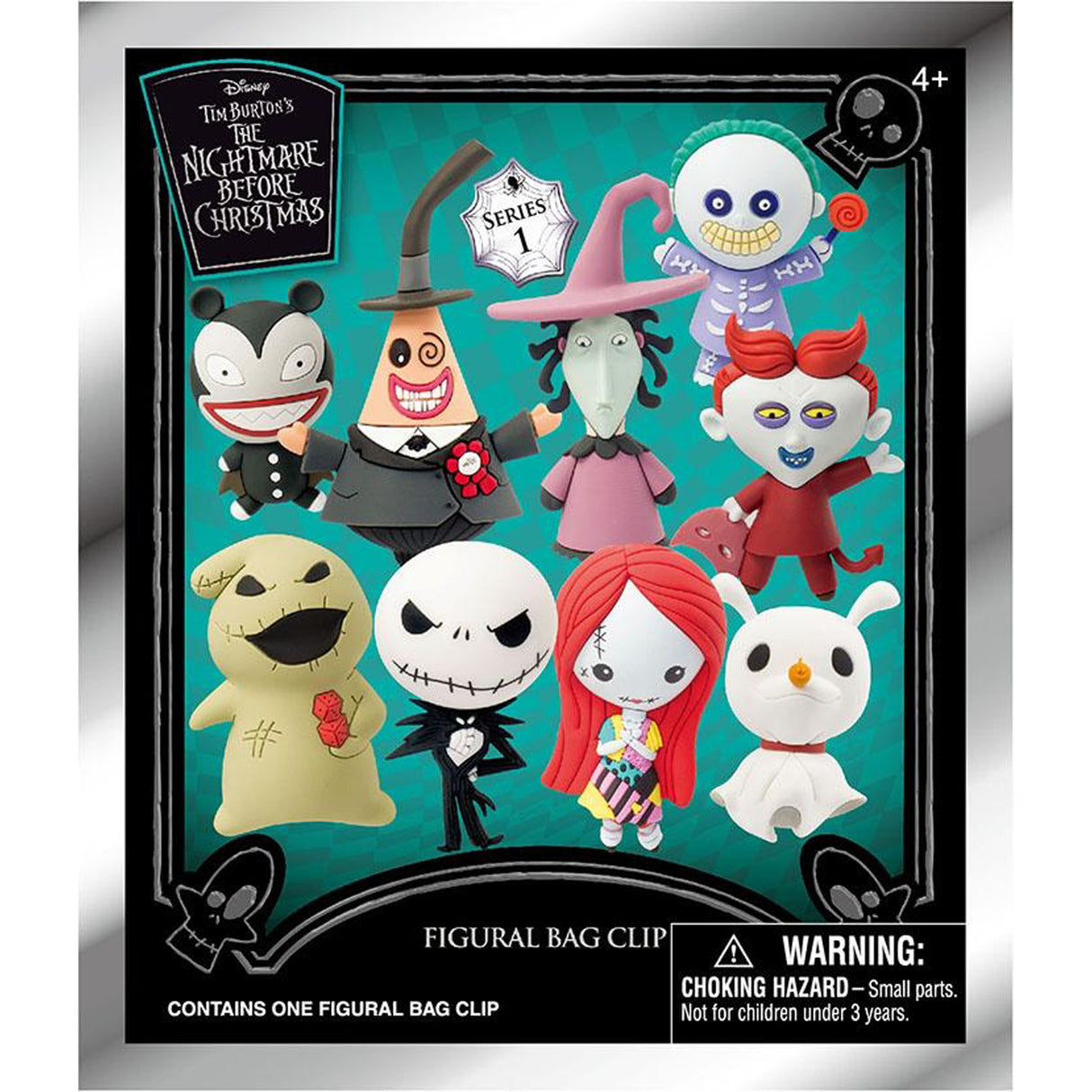 Disney Nightmare Before Christmas Collectible 3D Bag Clip Series 1 - Mystery Bag